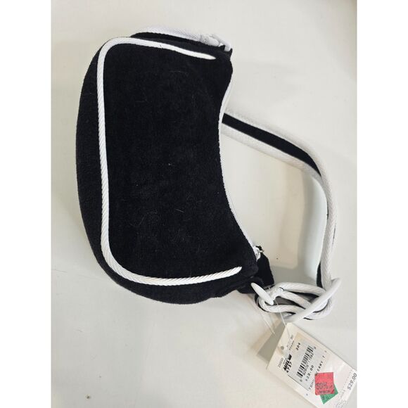 Tommy Girl Terry Shoulder Bag Black White Mini Purse Vintage Y2K - Picture 5 of 7